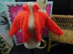 barbie orange knit